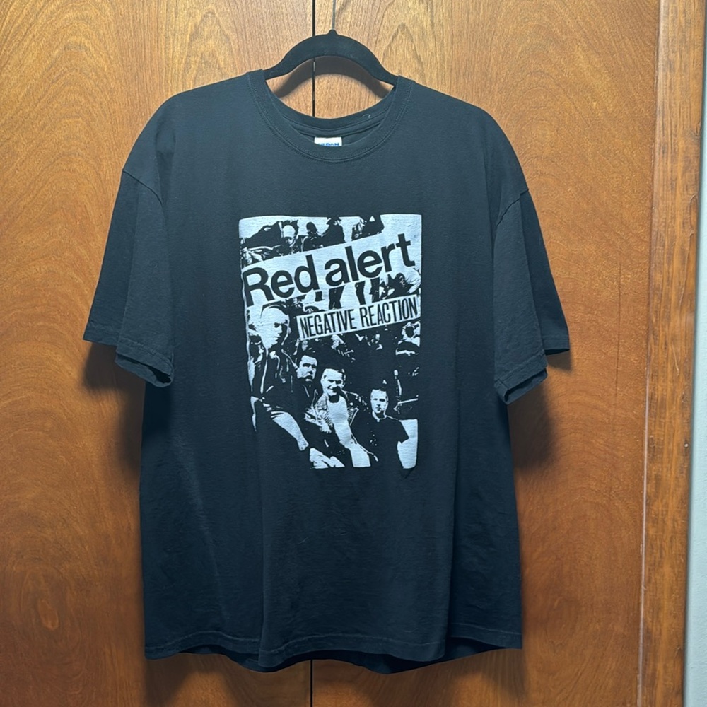 Vintage UK Punk band Red Alert t-shirt. Size XL.